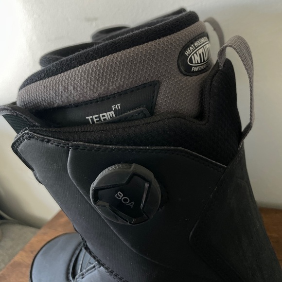 32 Thirty Two Black Lashed Double Boa Black Snowboard Boots - Picture 4 of 12